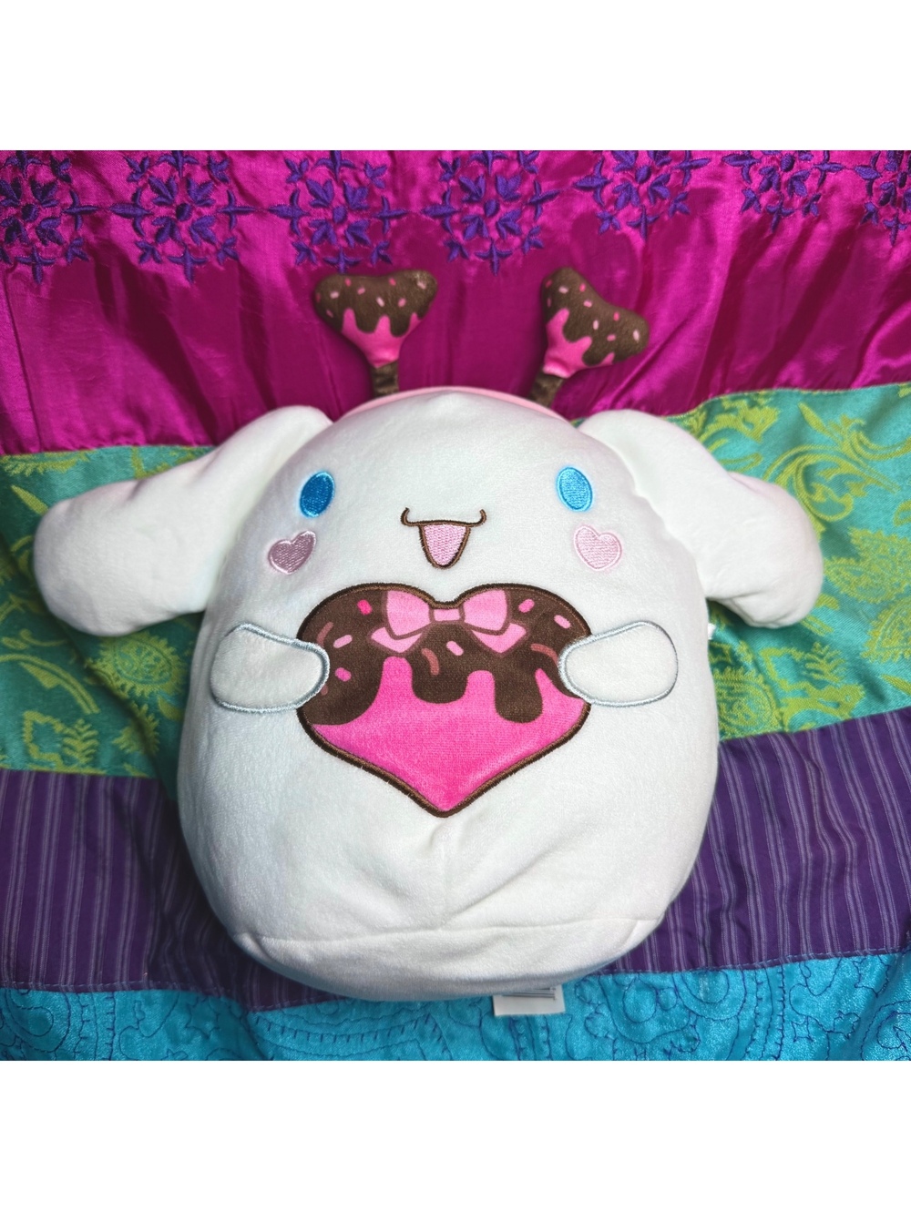 Sanrio Cinnamoroll Squishmallow Plush Candy Chocolate Heart Valentine 8in